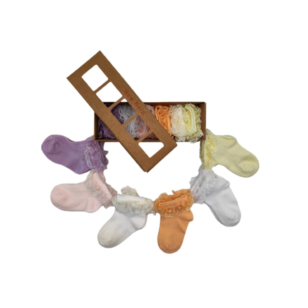 DEFNE 0-6AY NEWBORN 2 Lİ ÇORAP