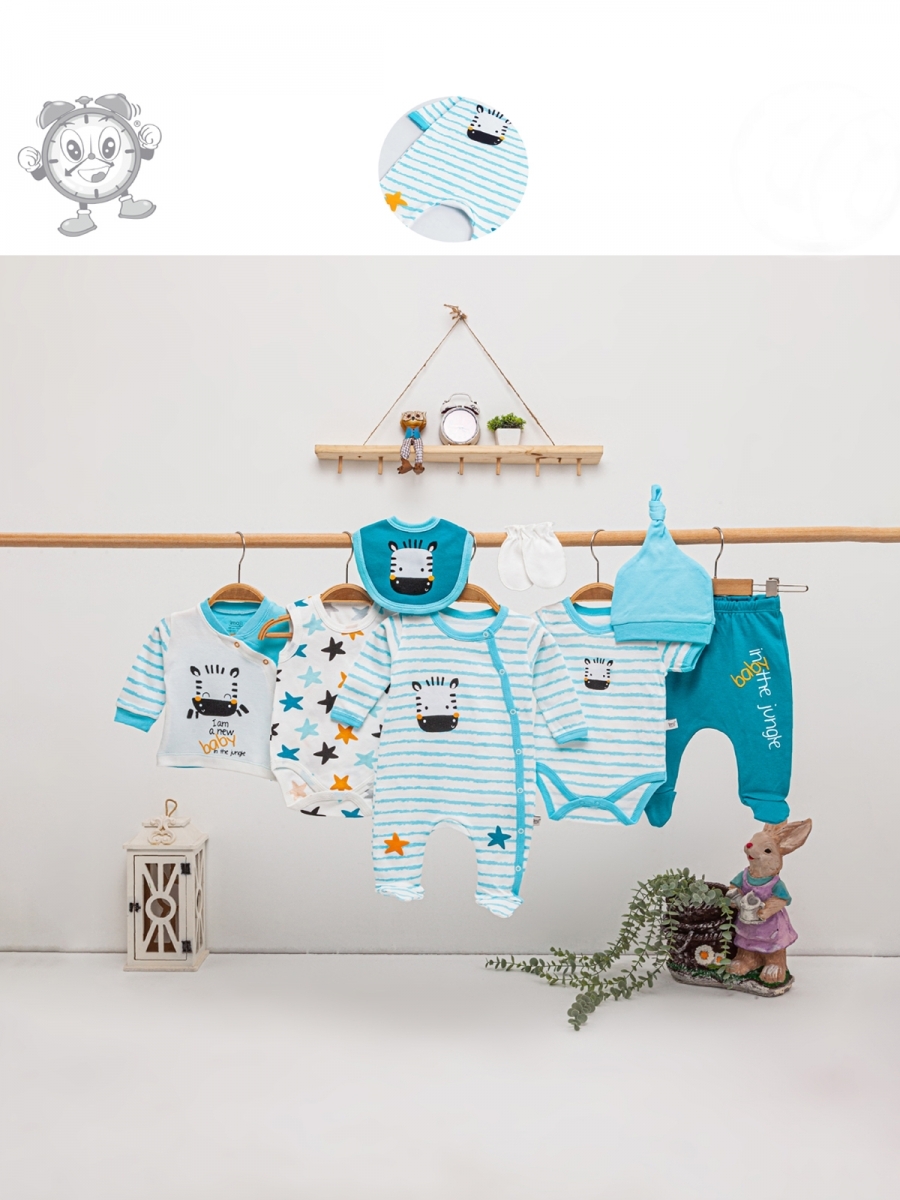 İMAJ BABY ZEBRA ERKEK 8 Lİ ZIBIN SET