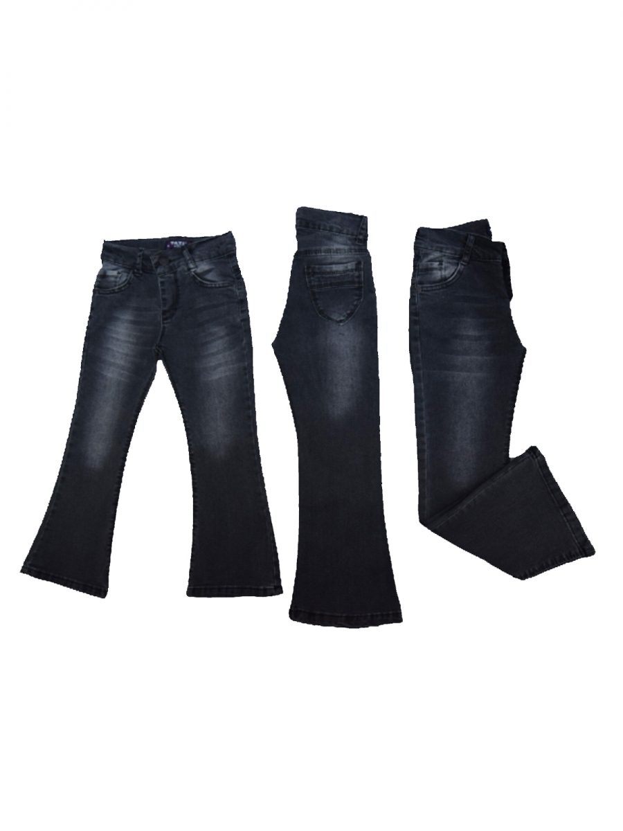 TATİ 8562-1 3-7Y İSPANYOL LİKRALI KIZ KOT PANTOLON