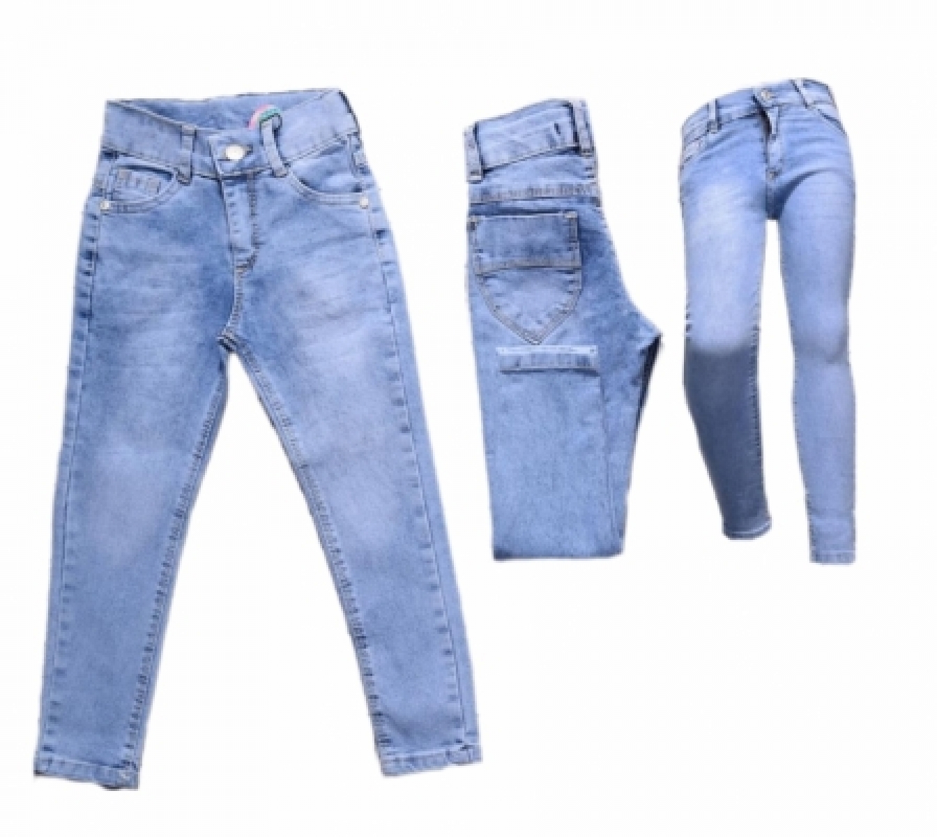 TATİ 3104-2 3-7Y LİKRALI KIZ KOT PANTOLON