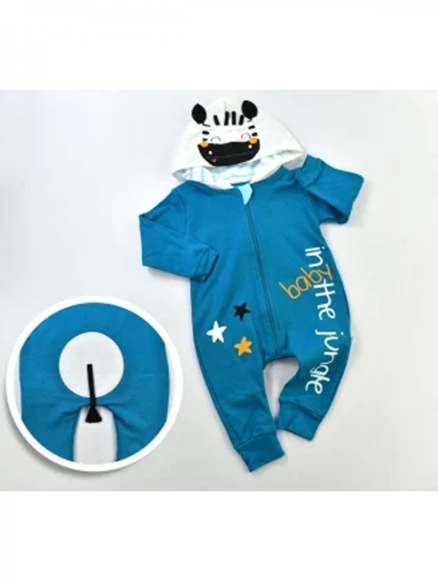 İMAJ ERKEK BABY ZEBRA KAPŞONLU TULUM