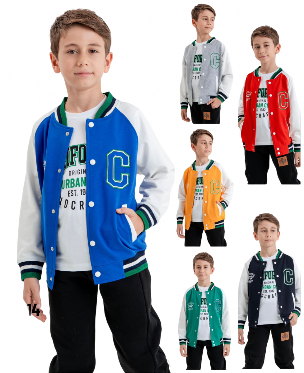 BARKOD 60114 7-10Y C NAKIŞ ÇOCUK CEKET