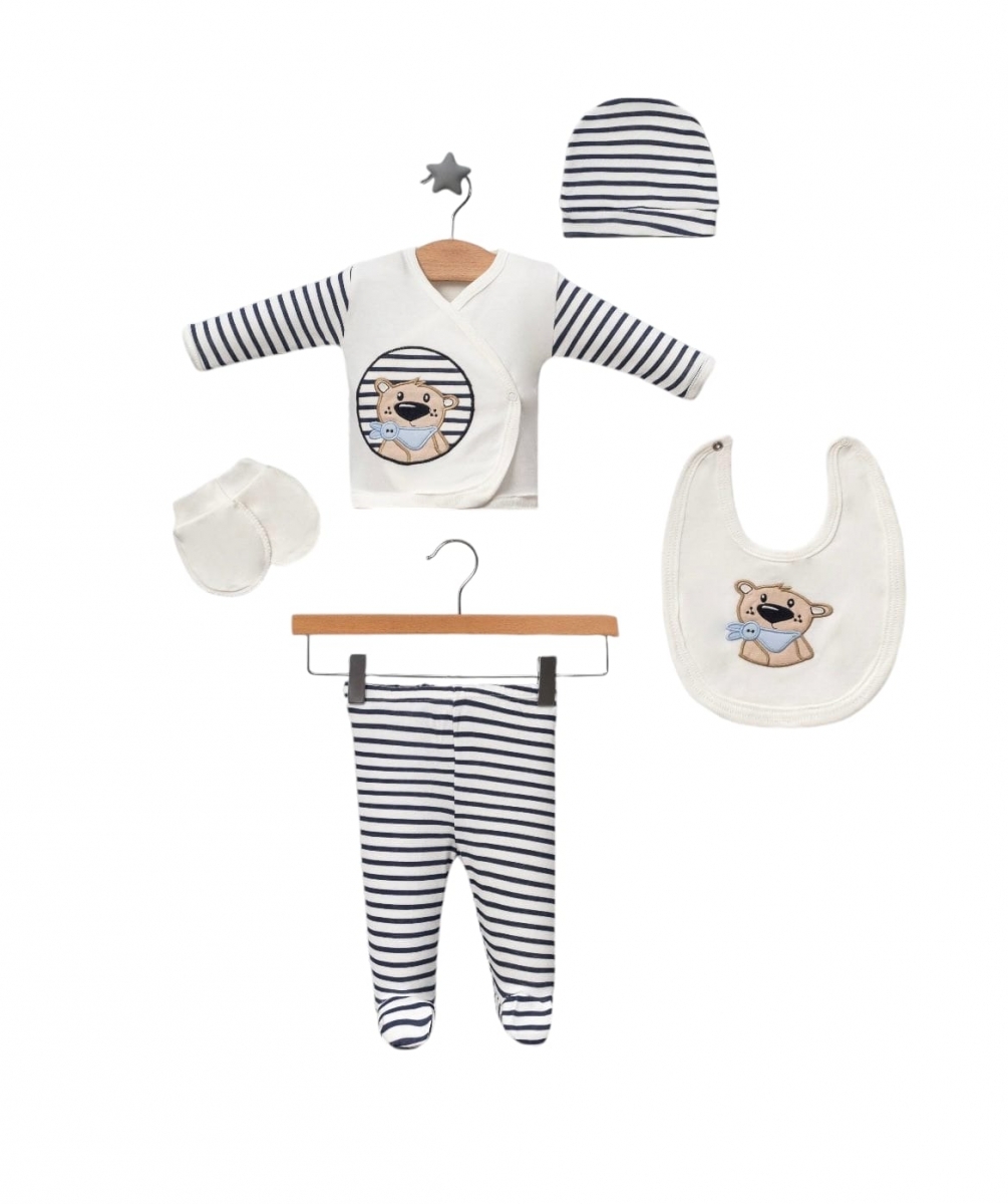 BABY ZUHU 006 0-3AY AYICIK NAKIŞLI 5 Lİ SET