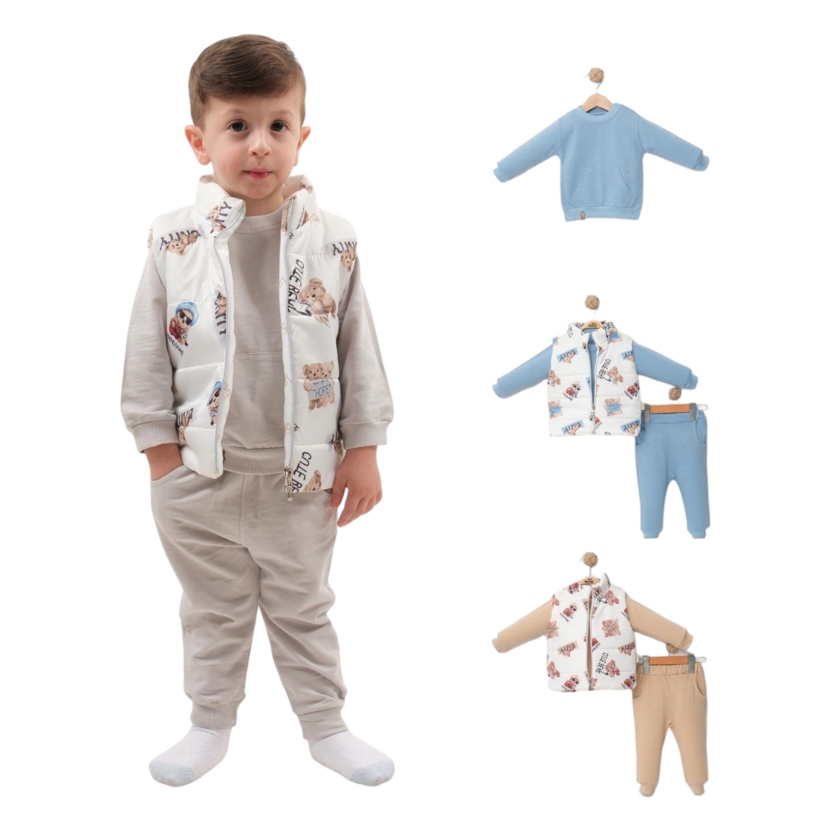 BARAY 1037 9-18AY AYICIK ELYAFLI 3 LÜ TAKIM