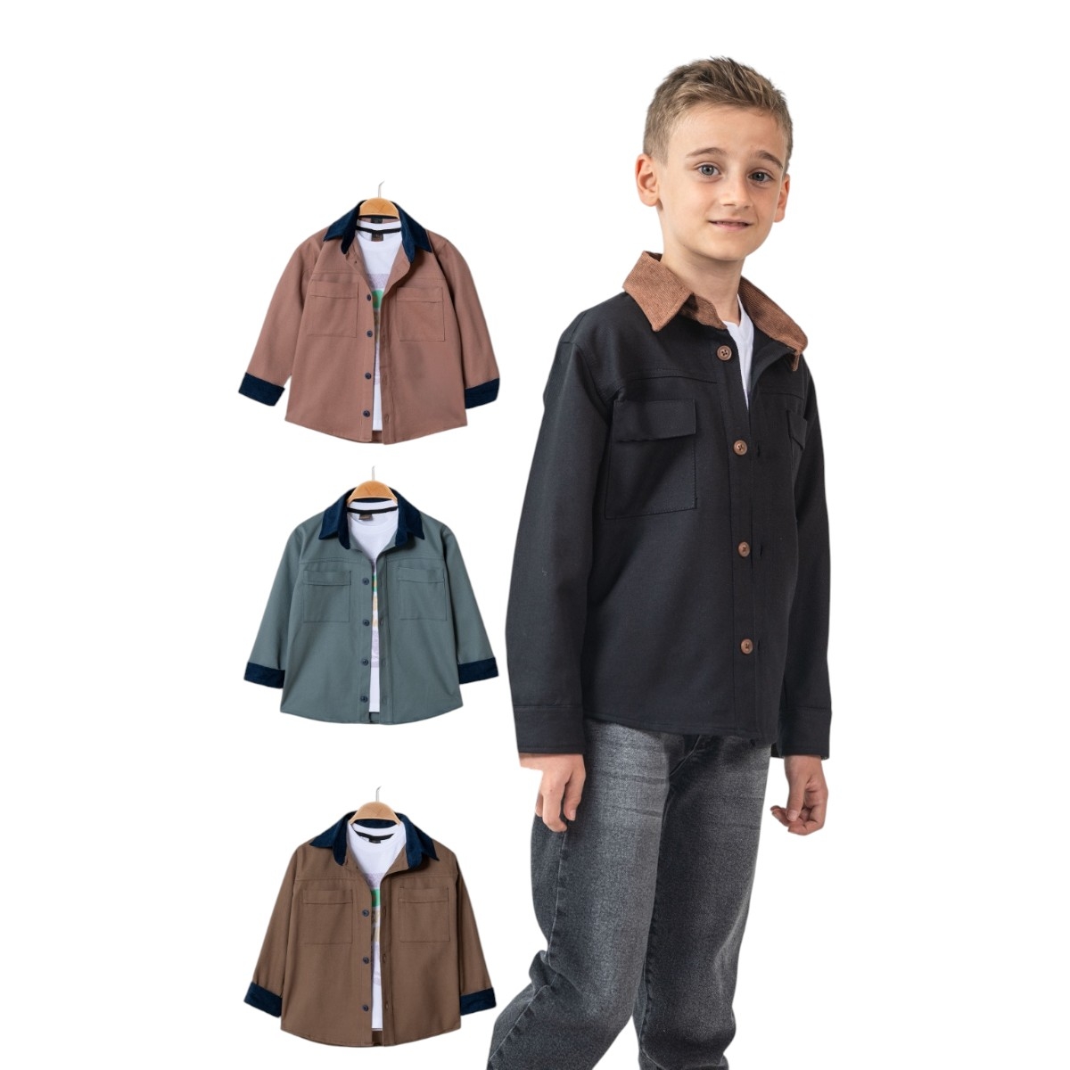 BARKOD 60364 7-10Y ÇOCUK ZARA KETEN CEKET