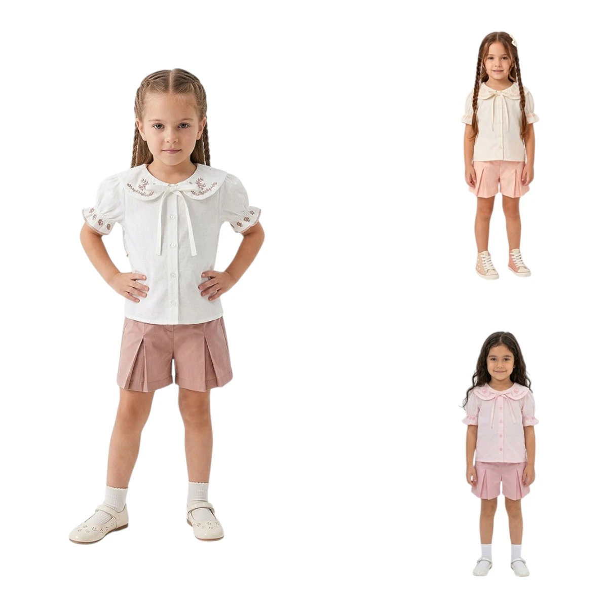 BEBİÇO 7124 2-5Y İKİLİ KIZ TAKIM