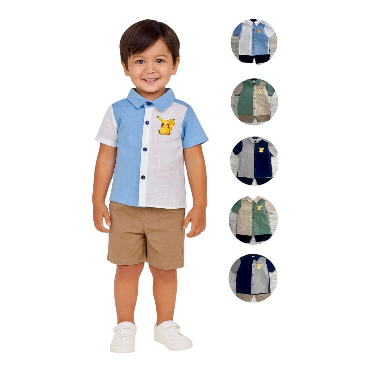 BEBOYS 103 4-6Y PİKAÇU BASKI TAKIM