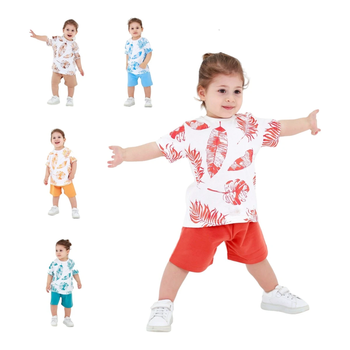 BICIR 1401 1-4Y YAPRAKLI ERKEK TAKIM