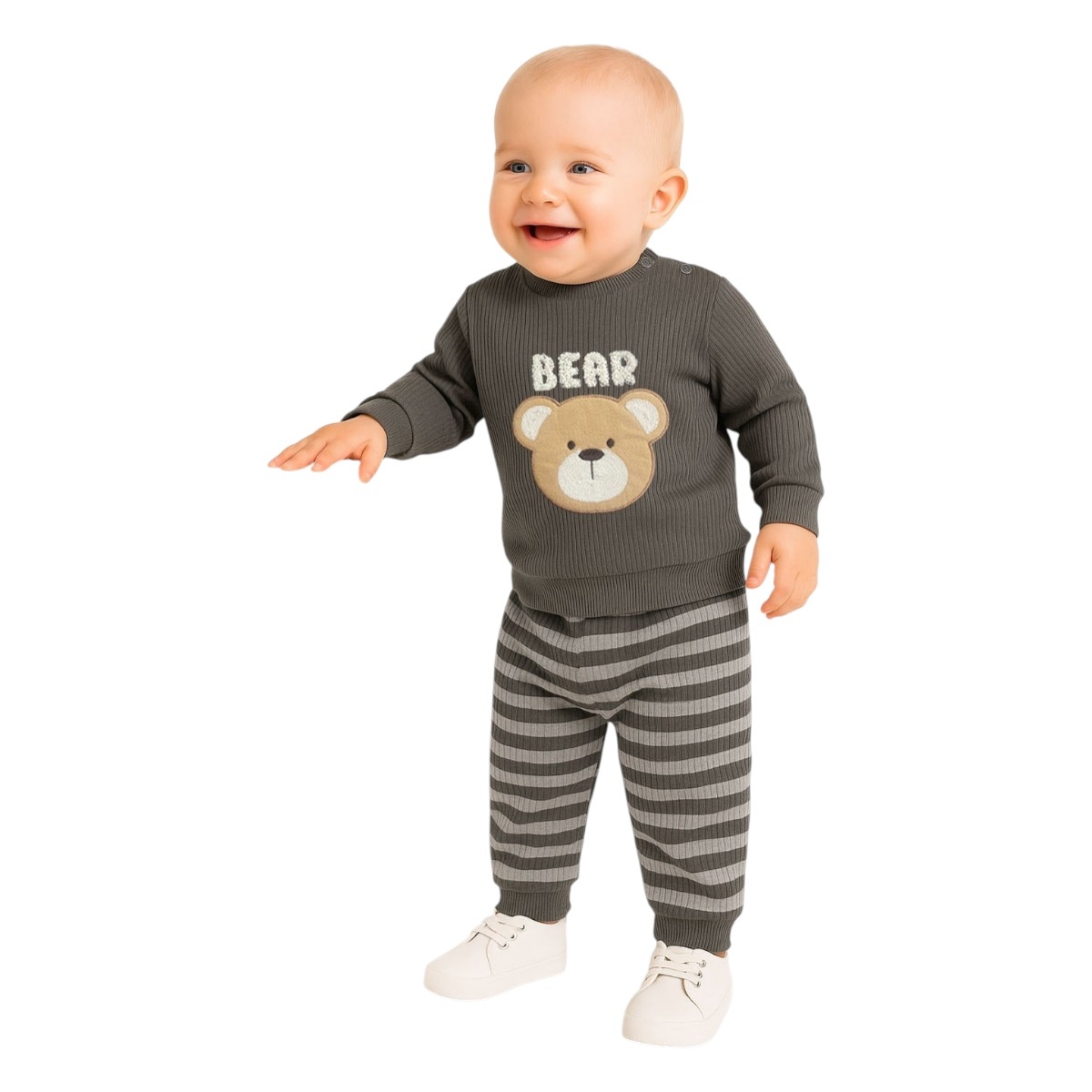 ÇAKAR 7017 3-18AY BEAR NAKIŞLI 2 Lİ TAKIM