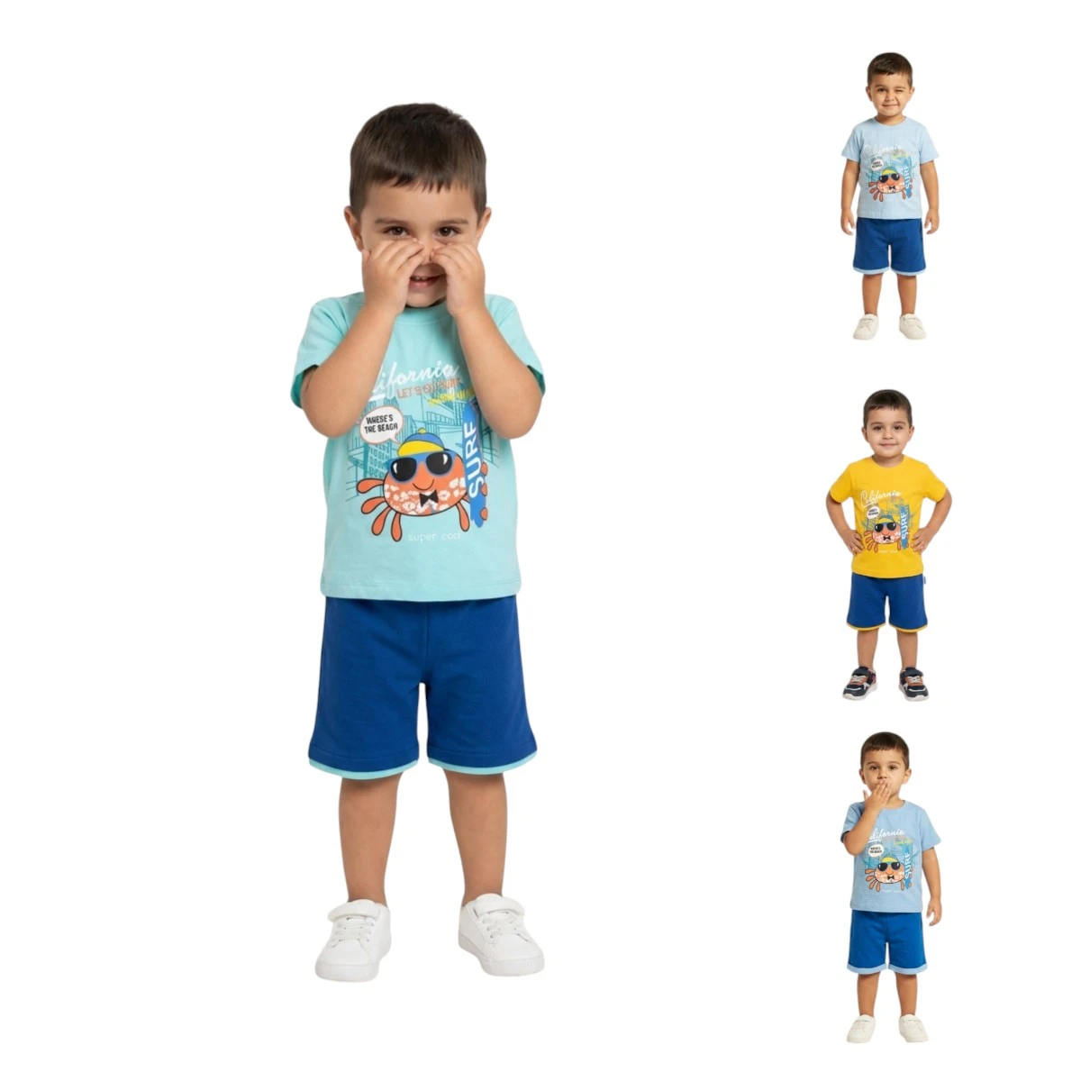 CANZA 237 1-3Y SURF YENGEÇ BASKILI TAKIM