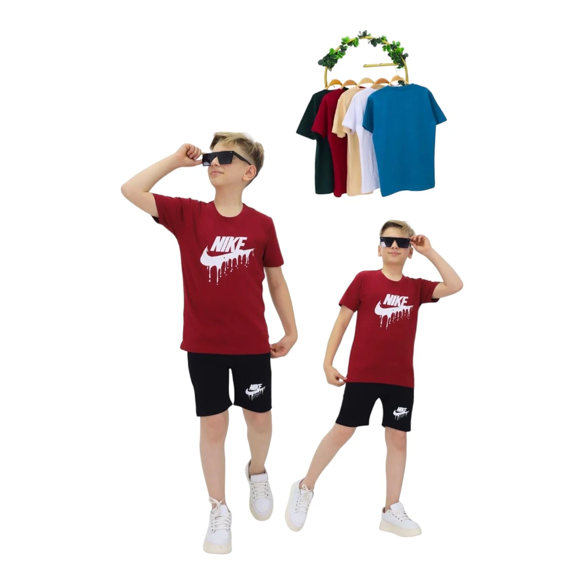 COCCİ 1001-6 5-8Y NIKE ŞORTLU TAKIM