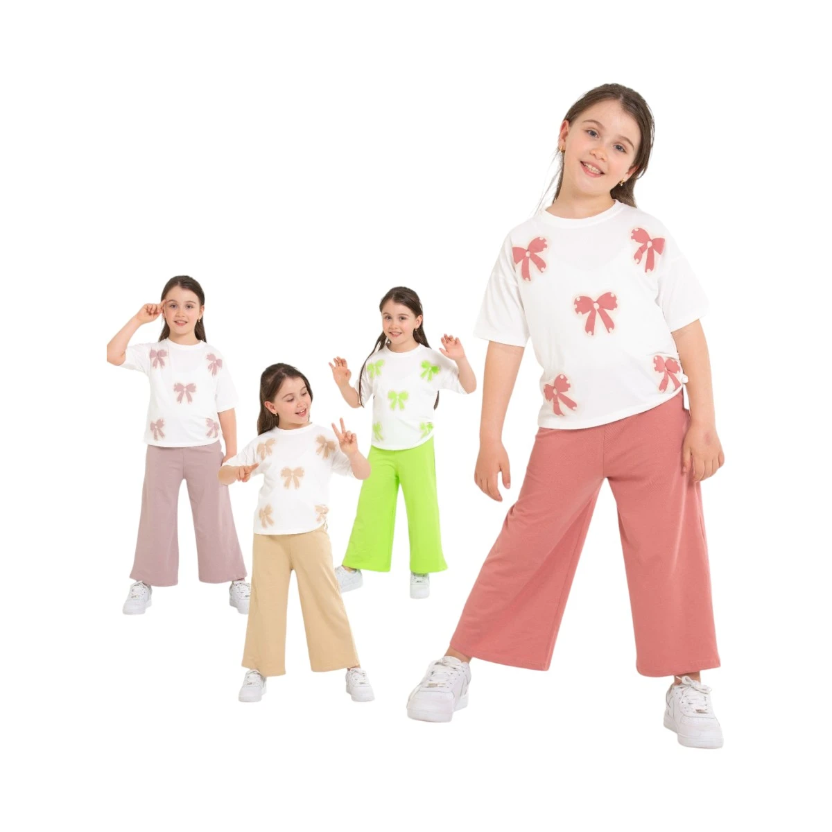COOL BABAY 2766 4-8Y FİYONK GÖLGE TAKIM