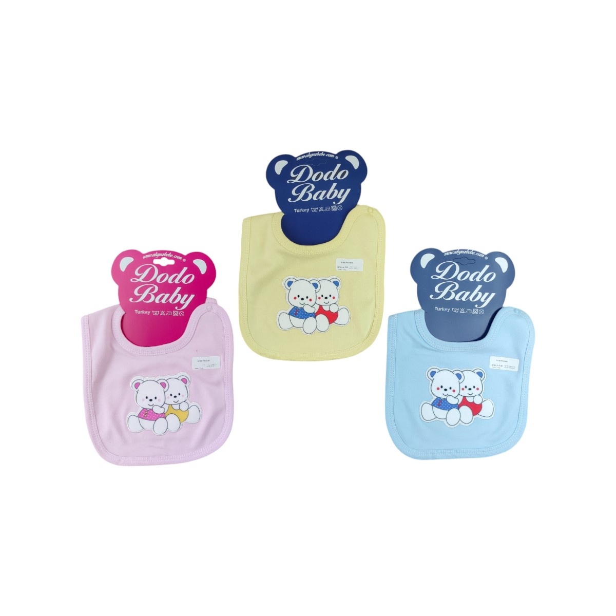 DODO BABY 1083 0-3AY RENKLİ ÇİFT AYI ÖNLÜK
