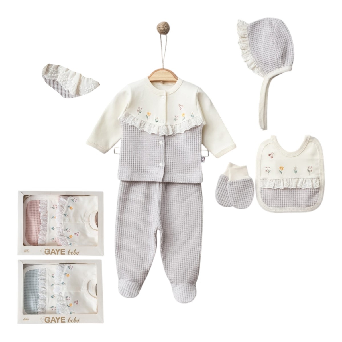 GAYE 7648 KIZ 5Lİ ZIBIN SET