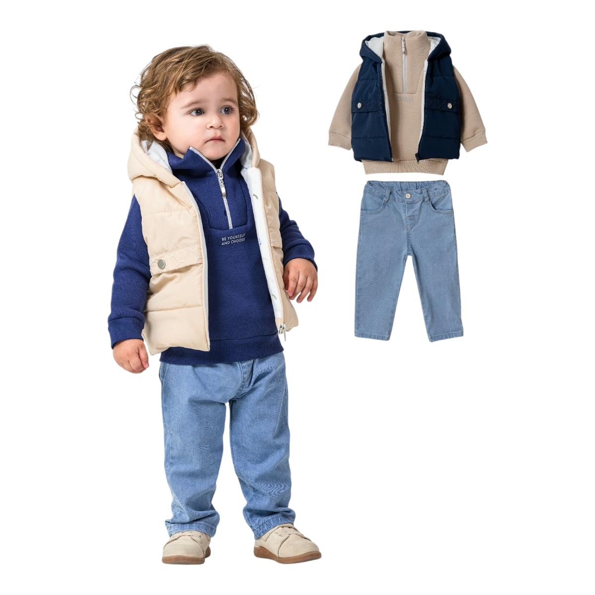 HİPPİL 7049 1-4Y BE BASKI 3 LÜ TAKIM