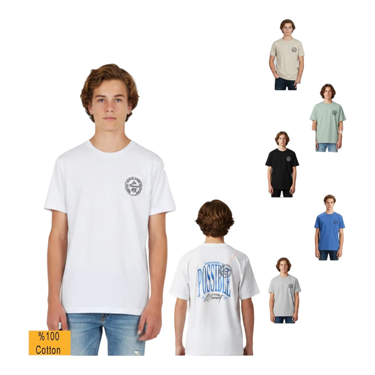 HSG 4262092 14-17Y YOUR OWN BASKI TİŞÖRT