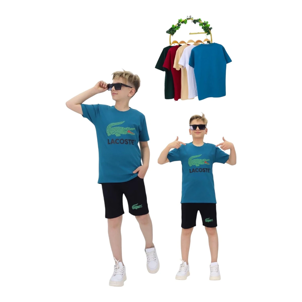 LACOSTE 1001-13 9-12Y ŞORTLU TAKIM