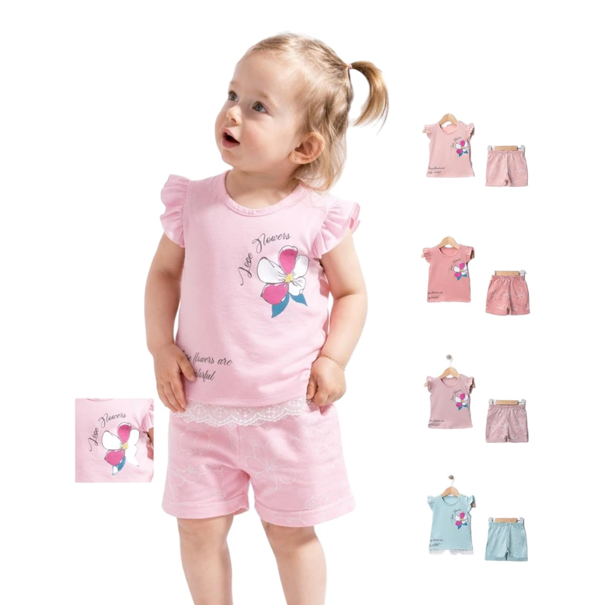 MİNİTİX 2649 9-24AY FLOWERS TAKIM