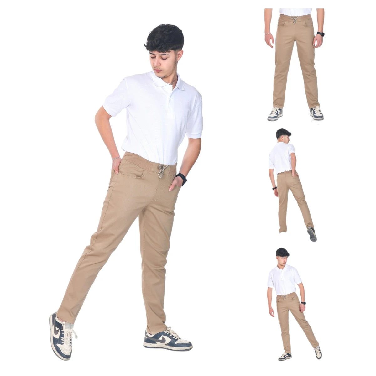MY YOYO 6279 17-22Y BEJ DÜZ PAÇA PANTOLON