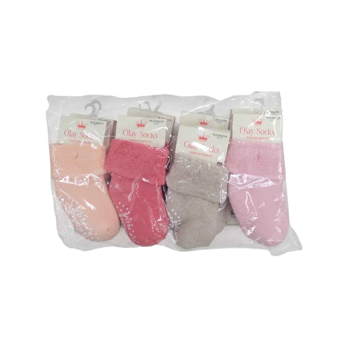 OLAY 0050-3 2-4Y SOCKS ABS KIVRIK ÇORAP