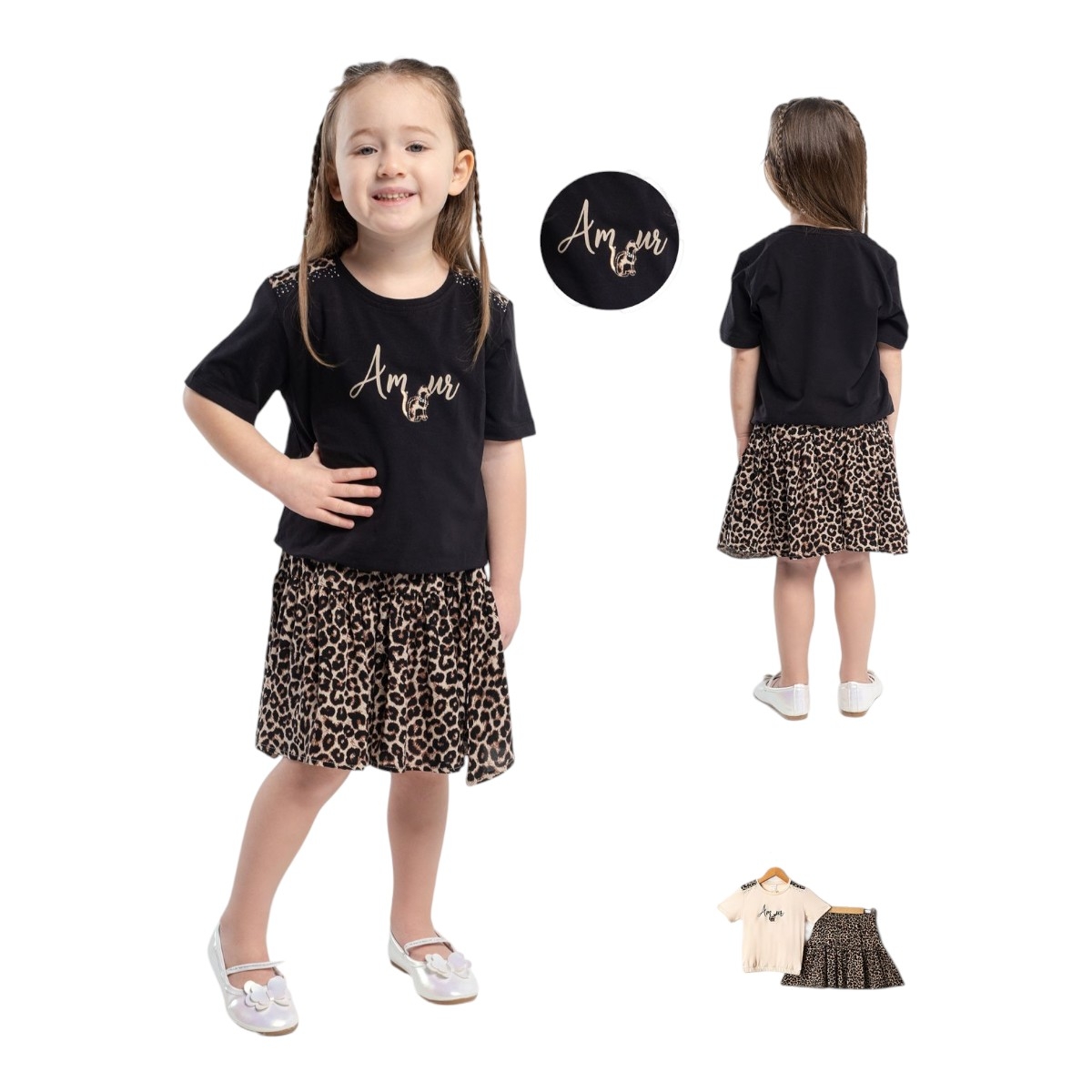 ROYA 25371 7-10Y AMAUR LEOPAR TAKIM