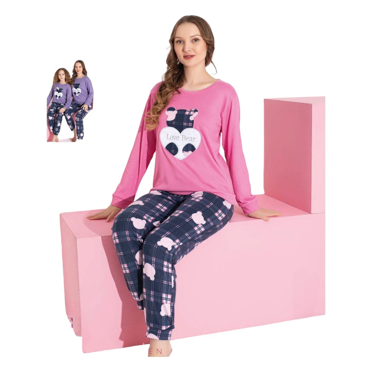TARIK 3135 M-XXL LOVE BEAR TERMAL TAKIM