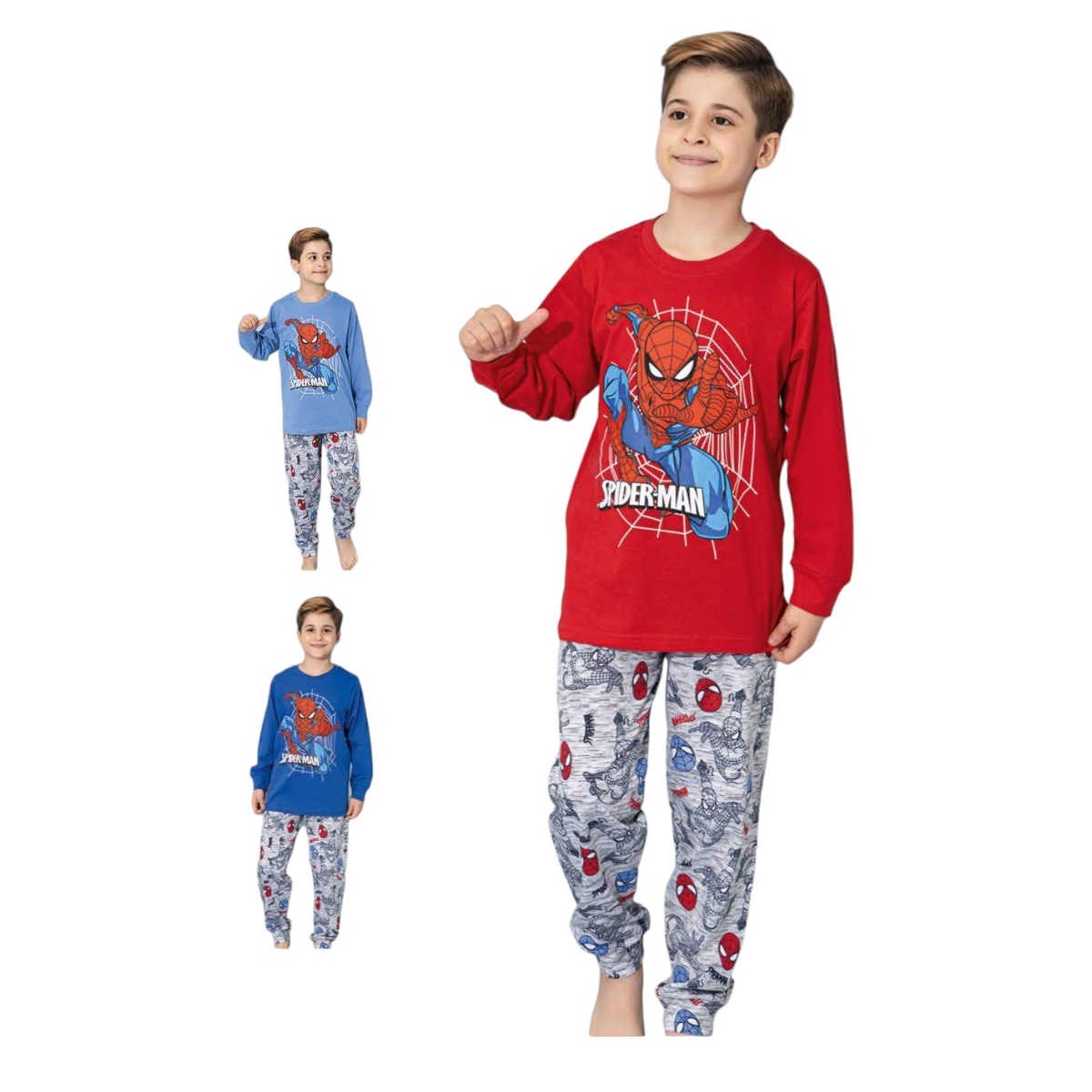 TARIK 4222 2-6Y SPİDERMAN BASKI PİJAMA TAKIM