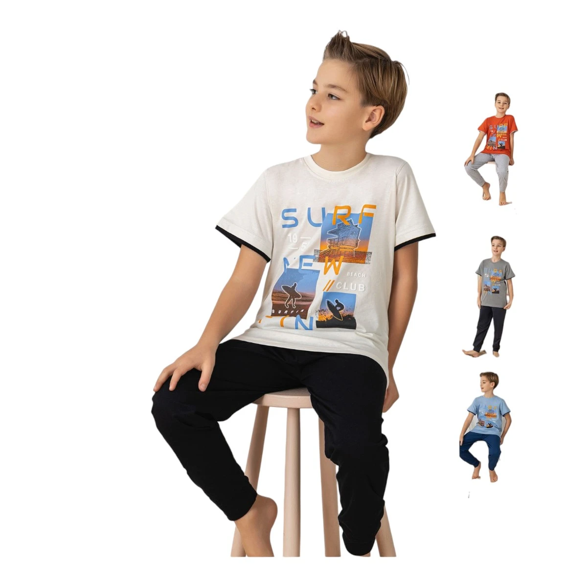 TARIK 4254 11-16Y SURF NEW KISA KOL TAKIM