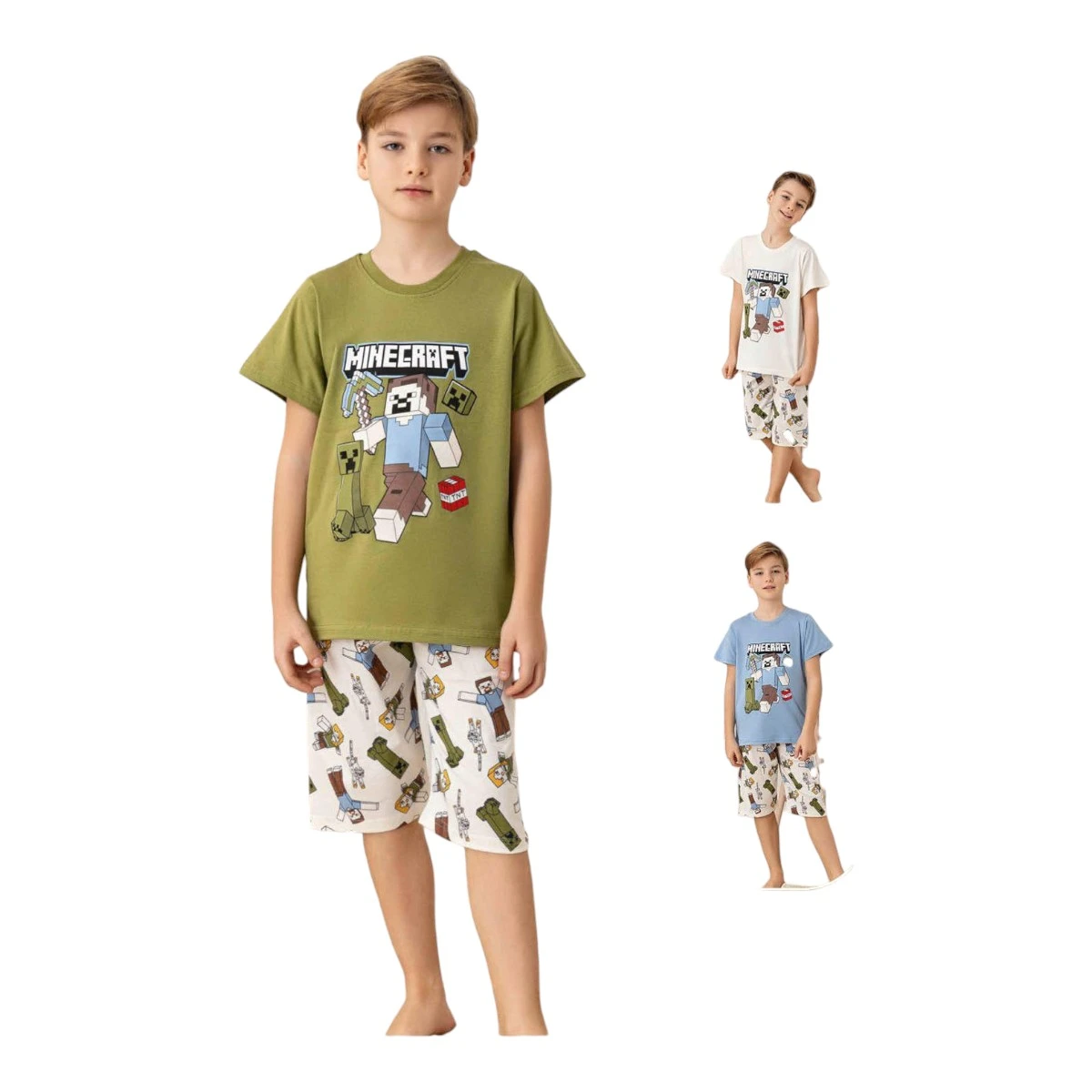 TARIK 4291 2-6Y MINECRAFT KISA KOL TAKIM
