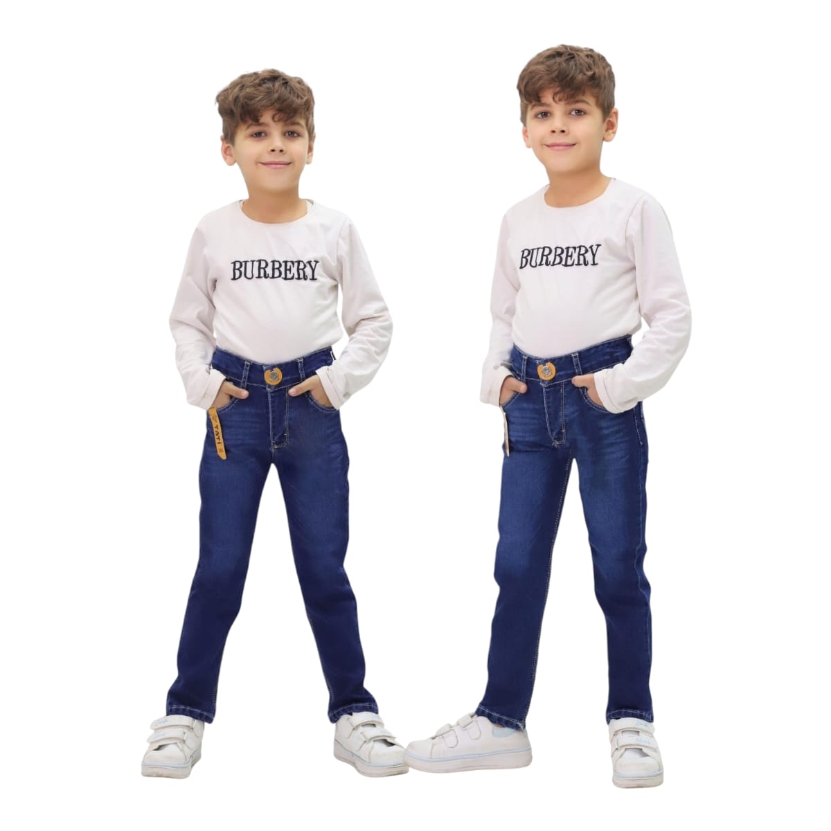 TATİ 1012-2 5-8Y LİKRALI YIPRATMA KOT PANTOLON