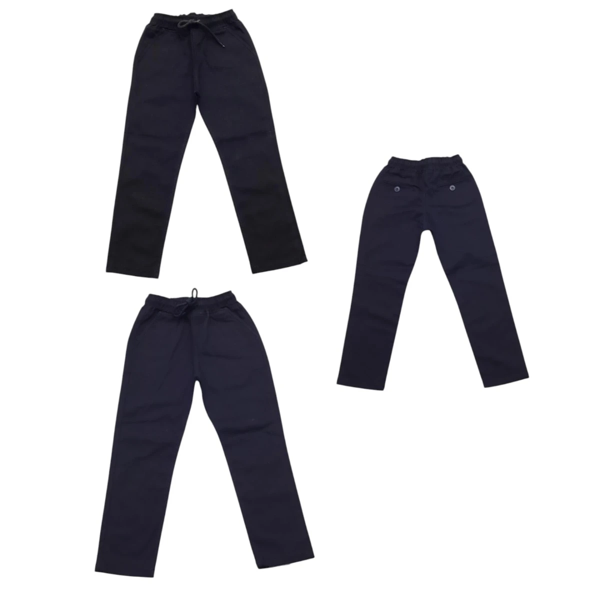 TATİ 1252-2 10-13Y LİKRALI LASTİKLİ OKUL PANTOLON