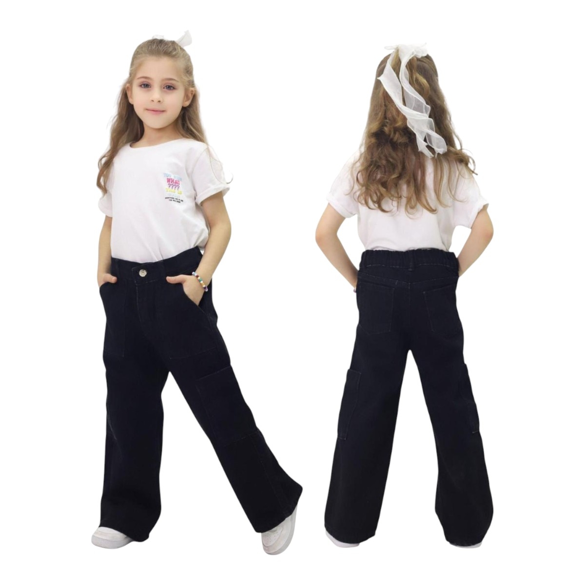 TATİ 6740 11-15Y KOMANDO CEP SİYAH PANTOLON