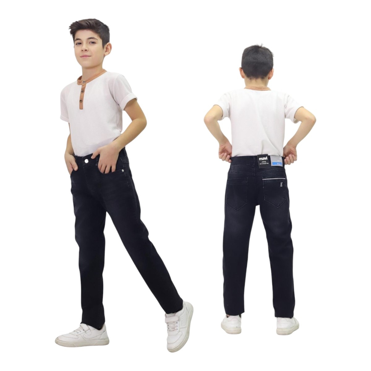 TATİ 6774-3 13-17Y LİKRALI BLACK YIPRATMALI PANTOLON