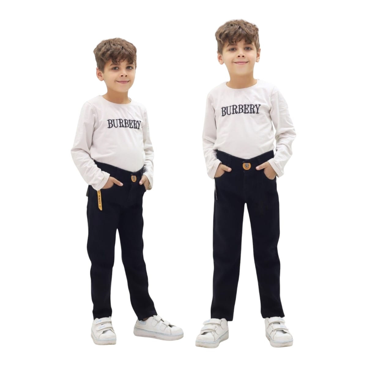 TATİ 7503-2 5-8Y LİKRALI SİYAH KOT PANTOLON