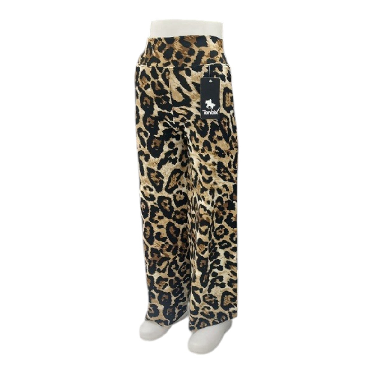 TONBİX 1575 11-15Y LEOPAR ETEKLİ TAYT