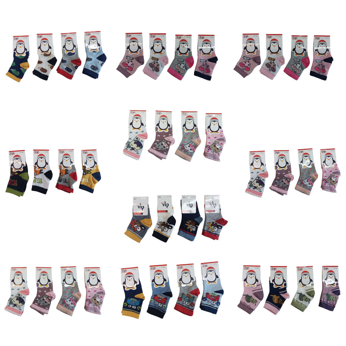 VİP 101 0-1Y LİKRALI BEBE SOKET ÇORAP
