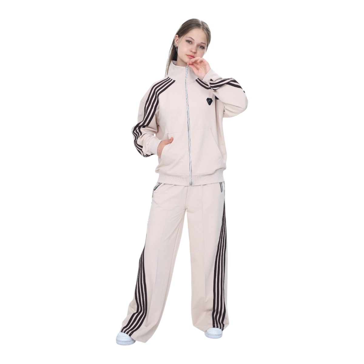 VIZVIZ 304 8-16Y VIZVIZ AMBLEMLİ  2 İP TAKIM