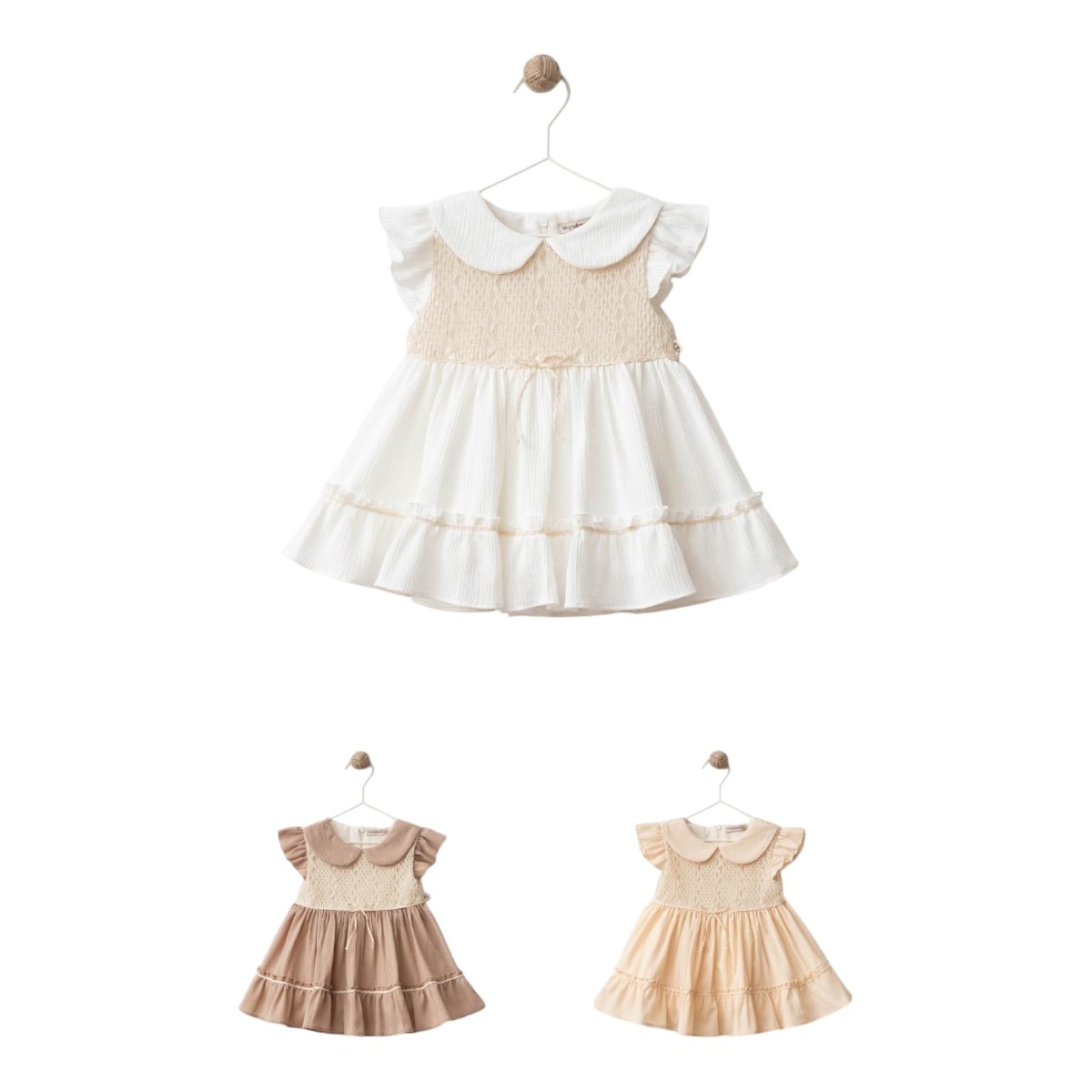 WONDRESS 1221 9-24AY DANTEL GARNİLİ ELBİSE