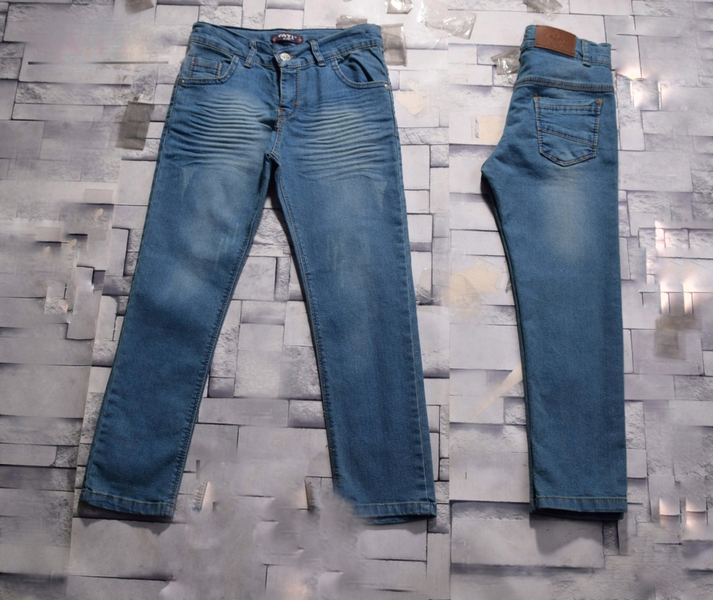TATİ 7302-2 5-8Y LİKRALI KRİNKIL ERKEK PANTOLON