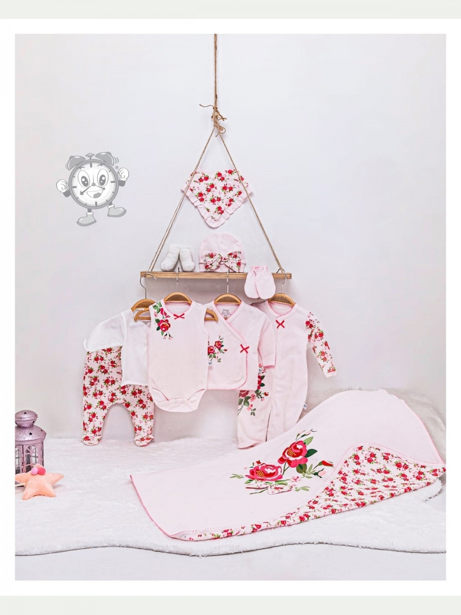 İMAJ 1-024 ROSE KIZ TULUMLU 10 LU SET AÇIK PEMBE