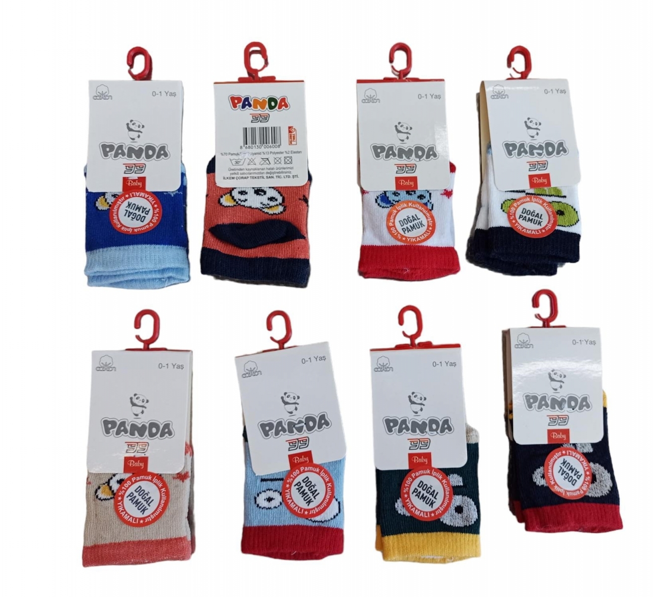 PANDA 014 0-1Y YIKAMALI BEBE PATİK