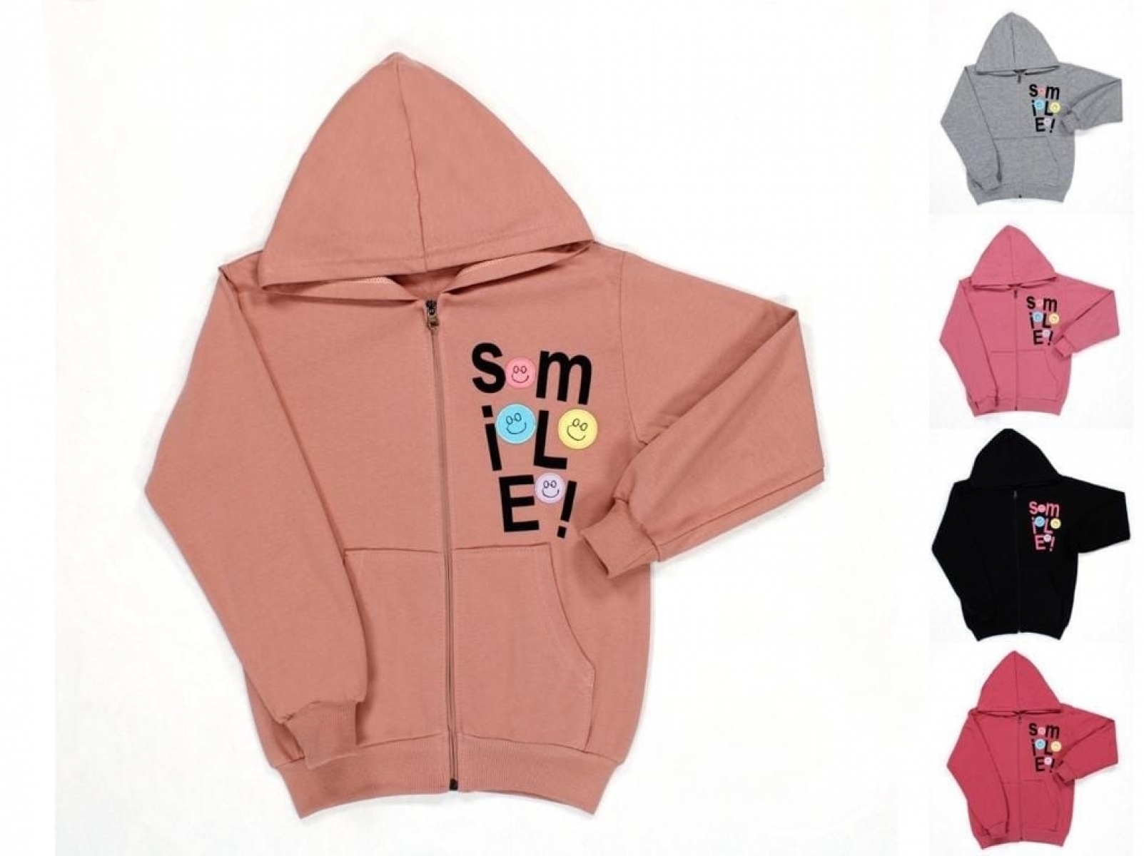 İRAY 970 9-12Y SMİLE BASKI KIZ HIRKA
