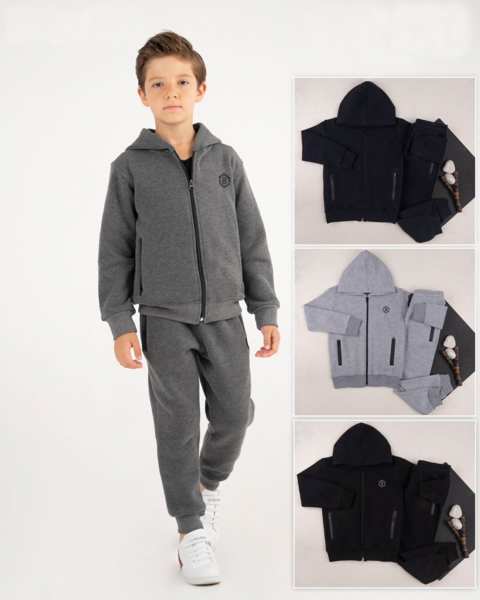 BARKOD 60078 6-9Y ÜÇ İP EŞOFMAN TAKIM