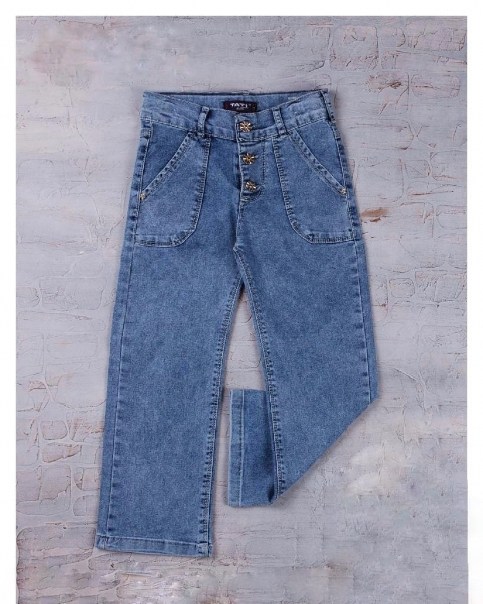 TATİ 7047-1 3-7Y LİKRALI KIZ PANTOLON
