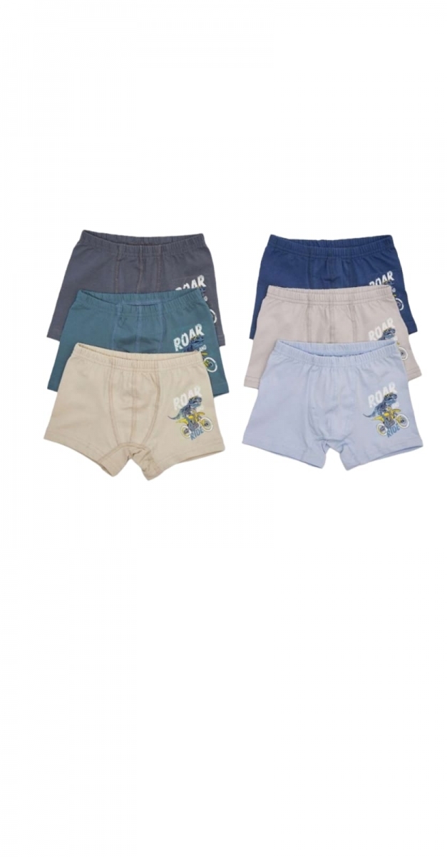 ADN 8830-1 4-5Y BASKILI ERKEK BOXER