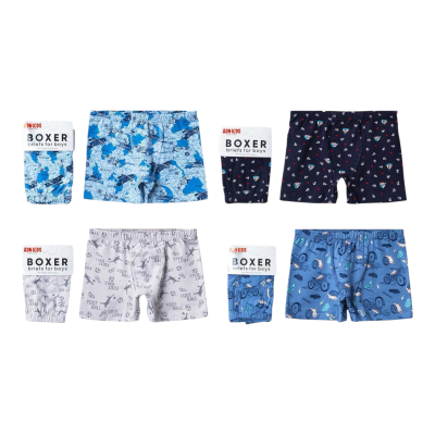 ADN 8804-4 10-11Y DESENLİ ERKEK BOXER