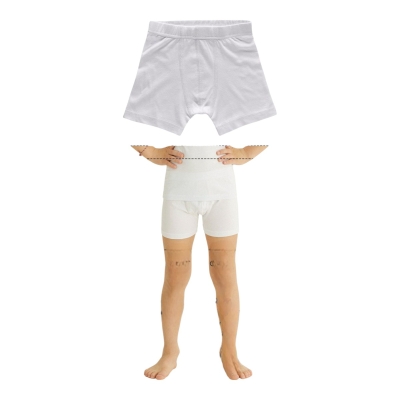 ADN 8820-3 8-9Y ERKEK BEYAZ BOXER