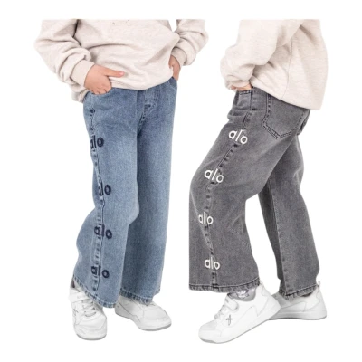 ALO 2911 11-15Y KEMERLİ BORU PAÇA PANTOLON