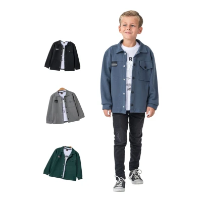 BARKOD 60361 7-10Y ÇOCUK PİKE İKİLİ GÖMLEK