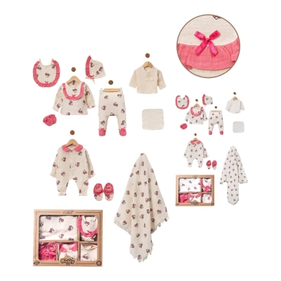 BEBLY 10005 0-3AY HELLO KİTY DESEN 10LU SET